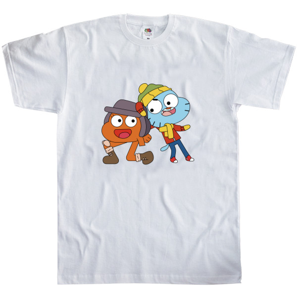 Men's T-Shirt Fruit of the loom - Gumball and Darwin - Mfest