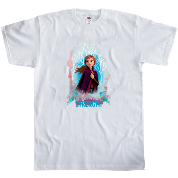 Men's T-Shirt Fruit of the loom - Frozen / Frozen Anna - Mfest