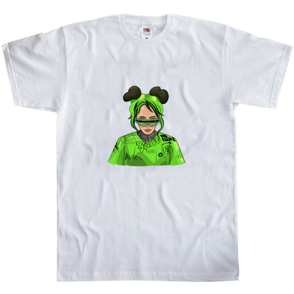 Men's T-Shirt Fruit of the loom - Billie Eilish 3 - Mfest