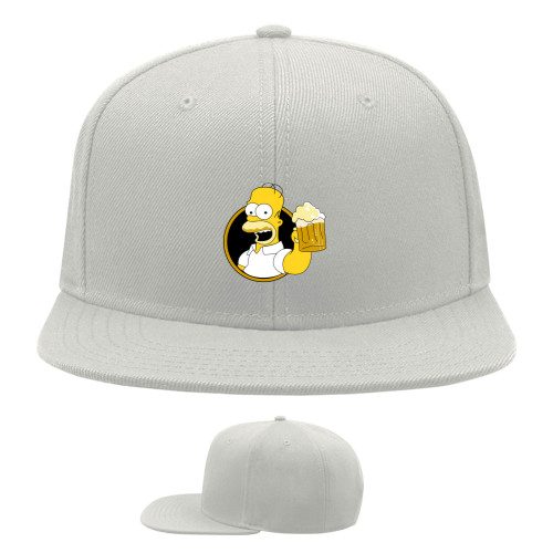 Snapback Baseball Cap - Homer and Beer - Mfest