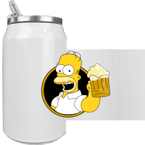 Aluminum Can - Homer and Beer - Mfest