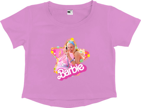 Women's Cropped Premium T-Shirt - Barbie 3 - Mfest