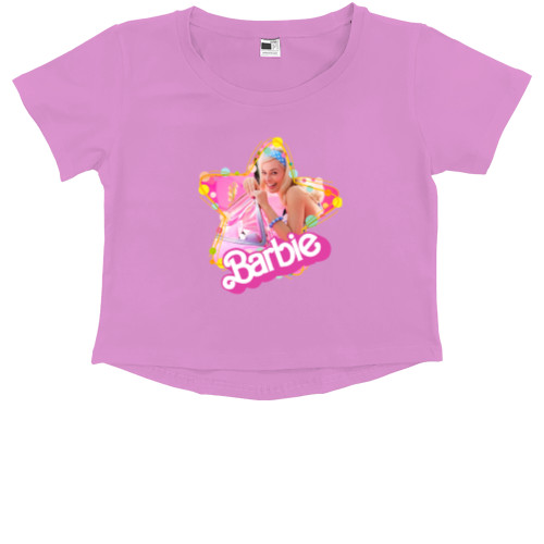 Kids' Premium Cropped T-Shirt - Barbie 3 - Mfest