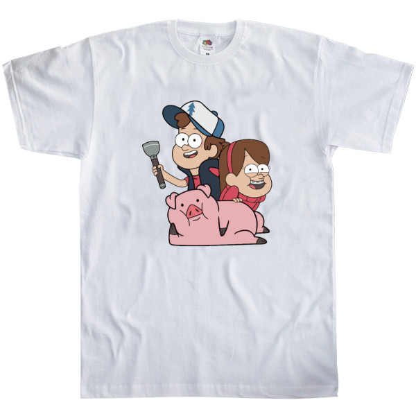 Men's T-Shirt Fruit of the loom - Gravity Falls - Mfest