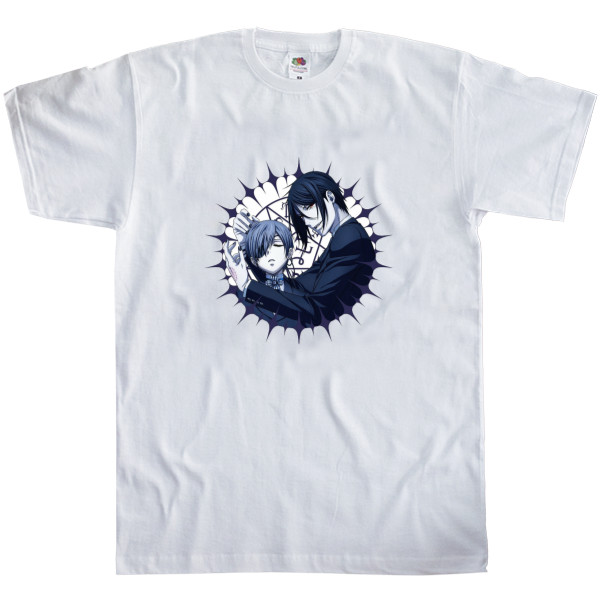 Men's T-Shirt Fruit of the loom - black butler - Mfest