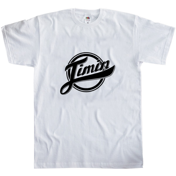 Men's T-Shirt Fruit of the loom - jimin bts logo - Mfest