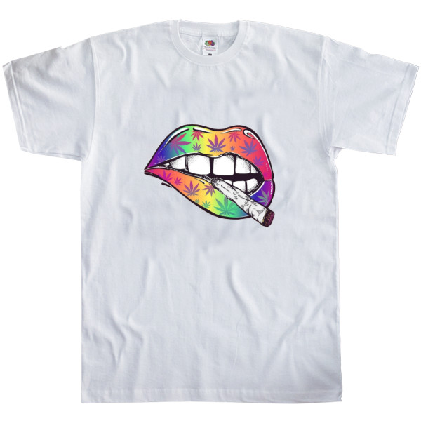 Men's T-Shirt Fruit of the loom - lips - Mfest