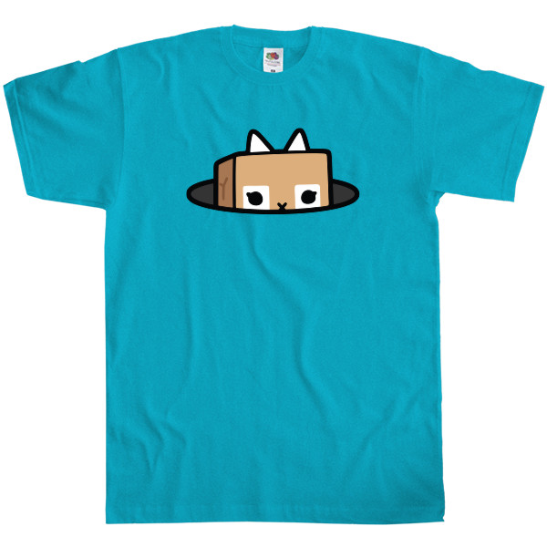 Men's T-Shirt Fruit of the loom - paper bag cat toca boca - Mfest