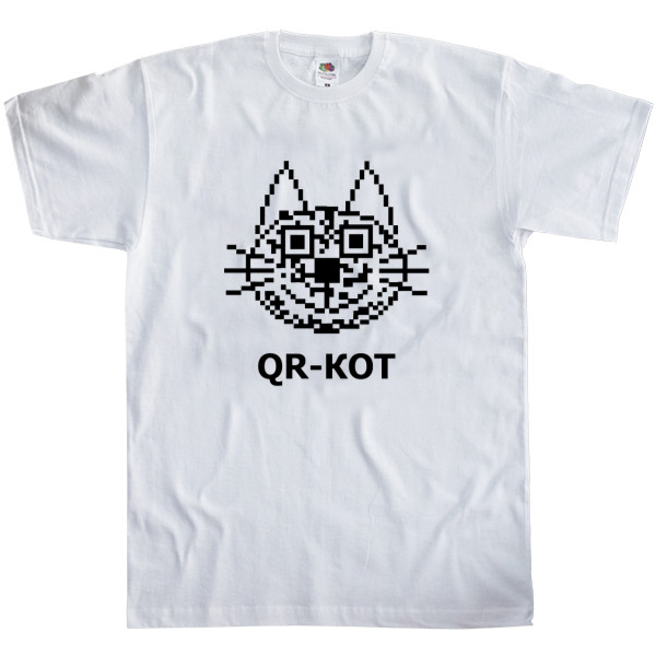 Men's T-Shirt Fruit of the loom - qr cat - Mfest