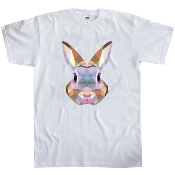 Men's T-Shirt Fruit of the loom - Rabbit Art - Mfest