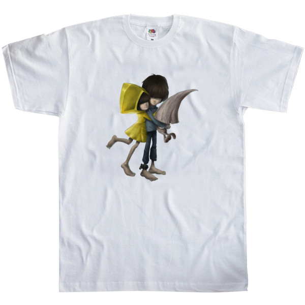 Men's T-Shirt Fruit of the loom - six and runaway Little Nightmares - Mfest