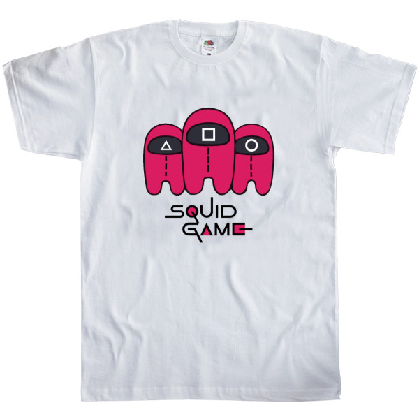 Каталог - T-shirt Classic Men's Fruit of the loom - squid game AMONG US - Mfest