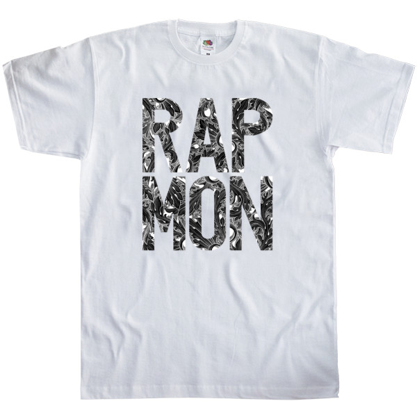 Men's T-Shirt Fruit of the loom - bts rap monster logo - Mfest