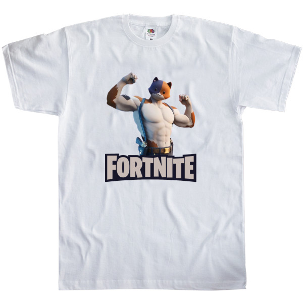 Men's T-Shirt Fruit of the loom - Fortnite Meowscles - Mfest