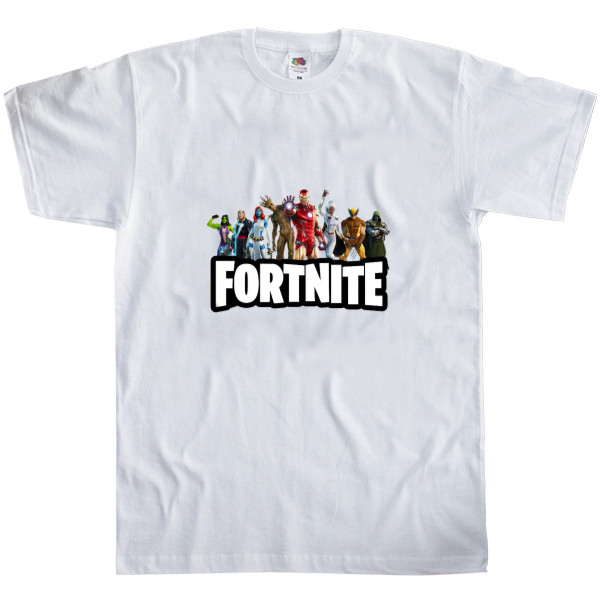 Men's T-Shirt Fruit of the loom - fortnite BATTLE FOR THE NEXUS 3 - Mfest