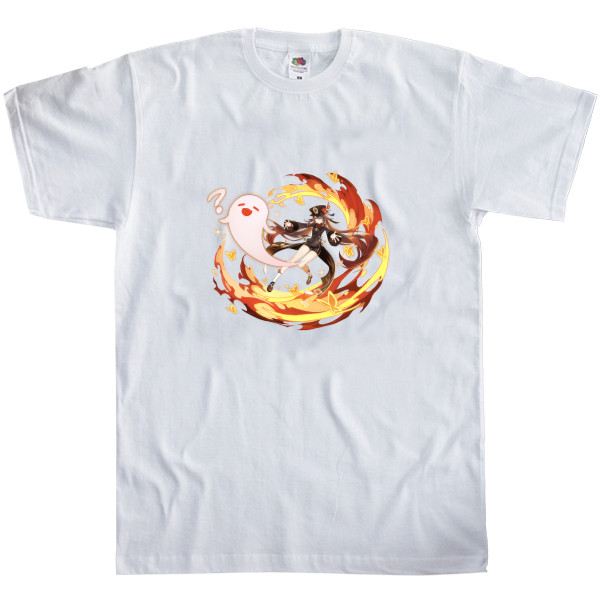 Men's T-Shirt Fruit of the loom - GENSHIN IMPACT HU TAO - Mfest