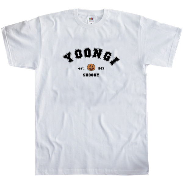 Men's T-Shirt Fruit of the loom - yoongi bts - Mfest