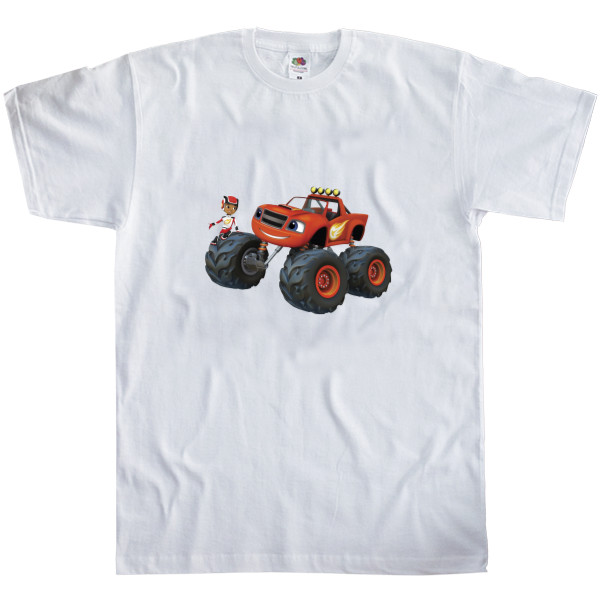 Men's T-Shirt Fruit of the loom - Blaze and Wonder Machines 3 - Mfest