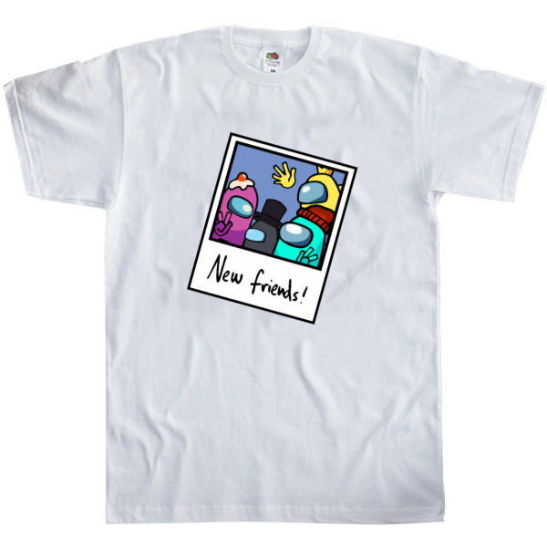 Men's T-Shirt Fruit of the loom - new friends - Mfest