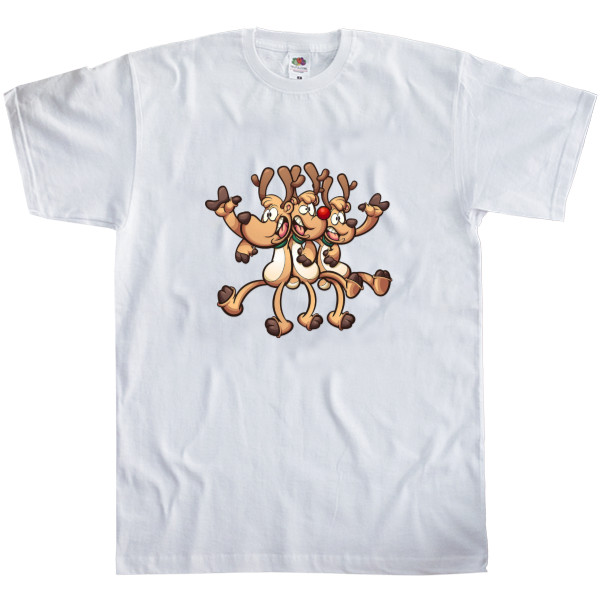 Men's T-Shirt Fruit of the loom - deer - Mfest