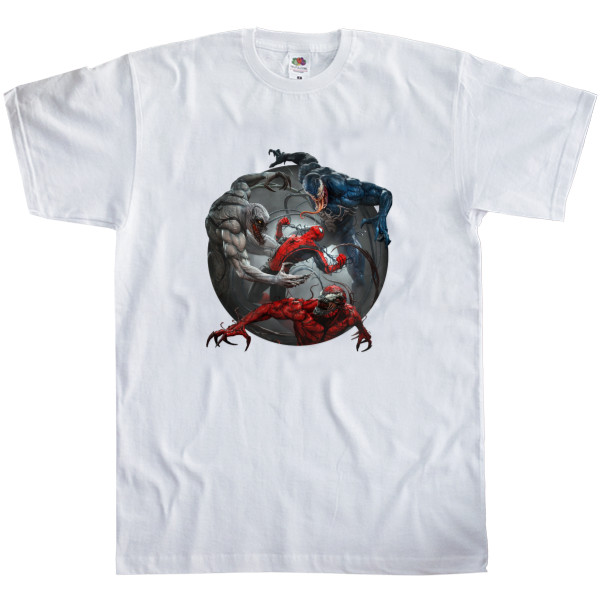 Men's T-Shirt Fruit of the loom - Symbiotes and spider man - Mfest