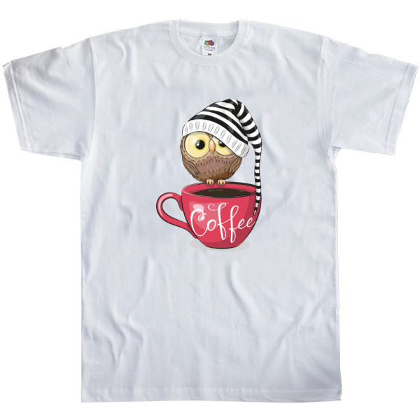 Men's T-Shirt Fruit of the loom - owl - Mfest