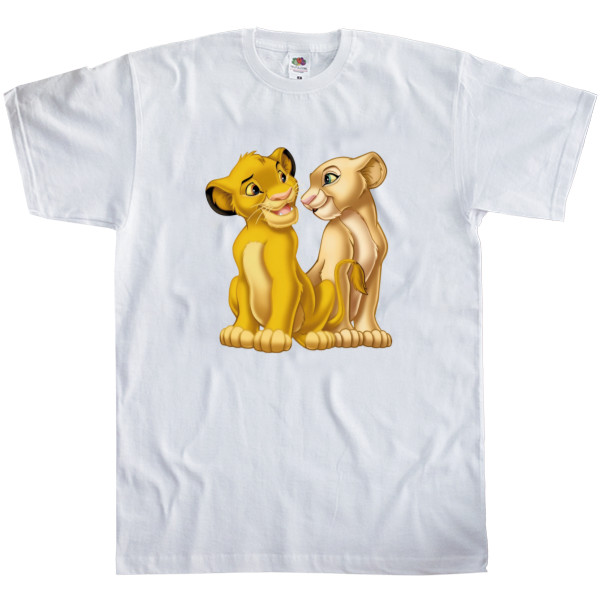 Men's T-Shirt Fruit of the loom - lion king - Mfest