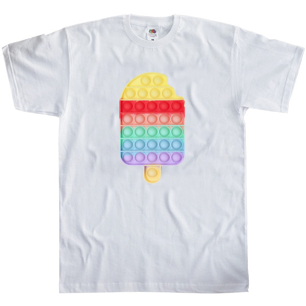 Men's T-Shirt Fruit of the loom - POP IT ICE CREAM - Mfest