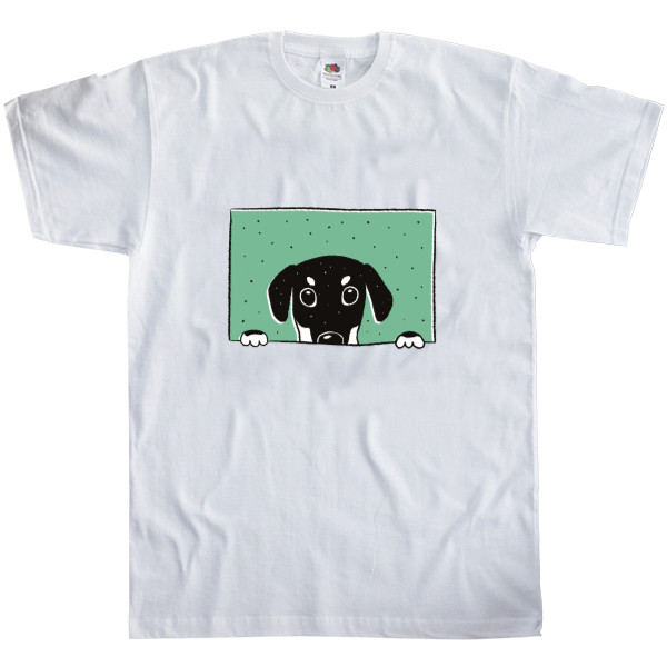 Men's T-Shirt Fruit of the loom - dachshund - Mfest