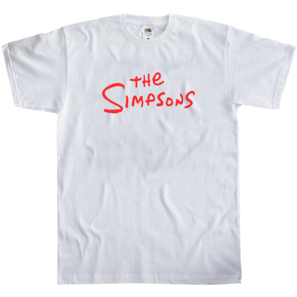 Men's T-Shirt Fruit of the loom - Simpsons logo - Mfest