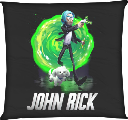 Square Throw Pillow - John Rick - Mfest