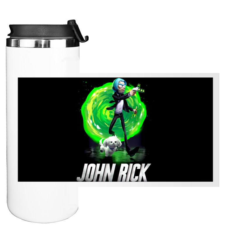 Water Bottle on Tumbler - John Rick - Mfest