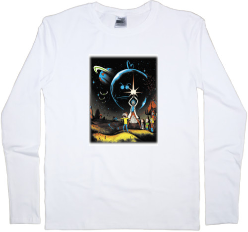 Kids' Longsleeve Shirt - Rick and Morty Starwars - Mfest