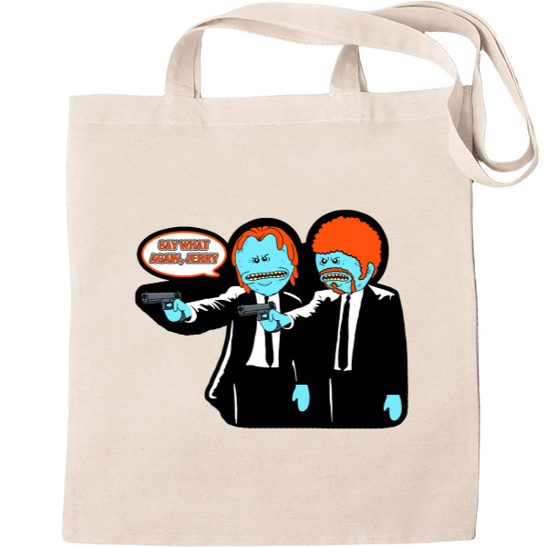 Rick and Morty Mr Meeseeks Pulp Fiction