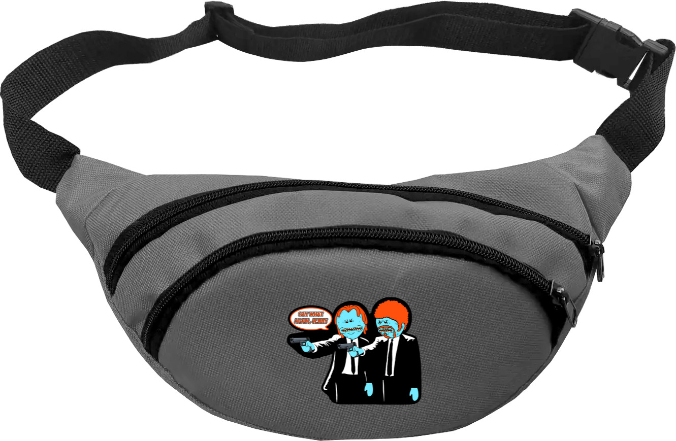 Fanny Pack - Rick and Morty Mr Meeseeks Pulp Fiction - Mfest