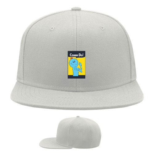 Snapback Baseball Cap - Rick and Morty Mr Meeseeks 2 - Mfest