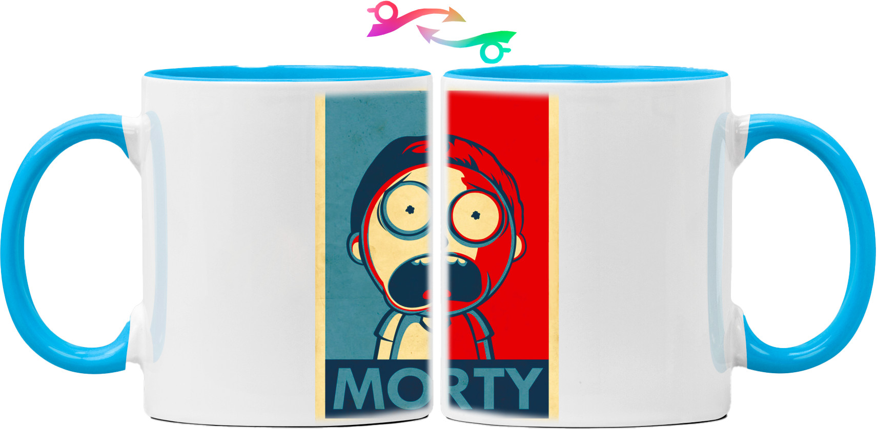 Кружка - Rick and Morty Morty Obey - Mfest