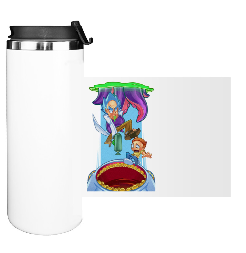 Water Bottle on Tumbler - Rick and Morty art 24 - Mfest