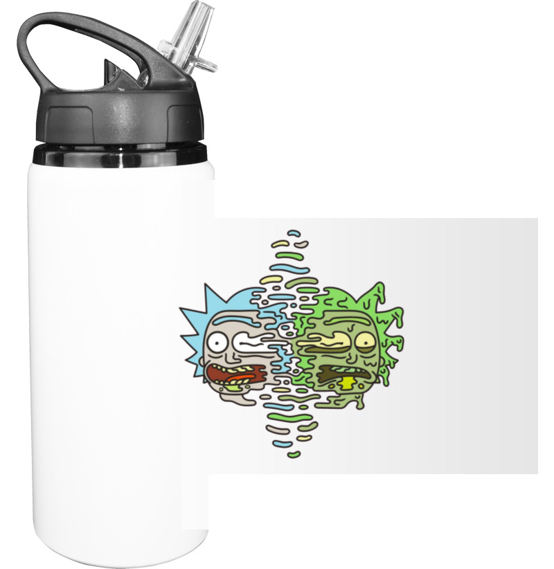 Sport Water Bottle - Rick and Morty art 22 - Mfest