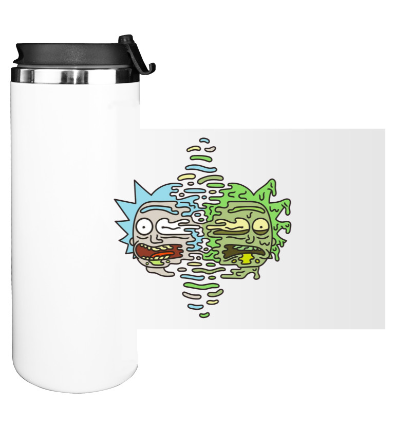 Water Bottle on Tumbler - Rick and Morty art 22 - Mfest