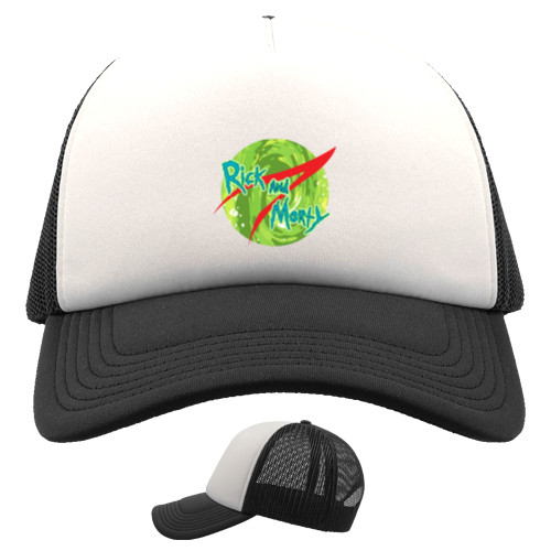 Kids' Trucker Cap - Rick and Morty art 20 - Mfest