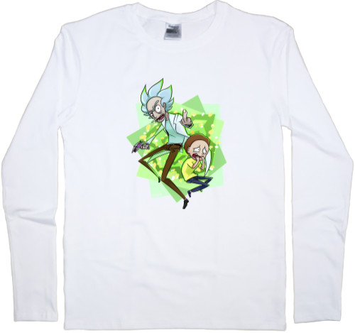 Kids' Longsleeve Shirt - Rick and Morty art 15 - Mfest