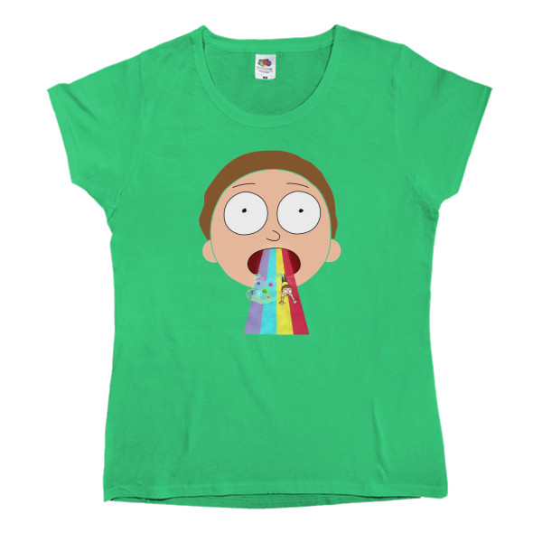 Women's T-shirt Fruit of the loom - Rick and Morty art 10 - Mfest