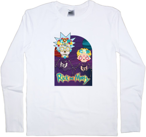 Men's Longsleeve Shirt - Rick and Morty art 8 - Mfest