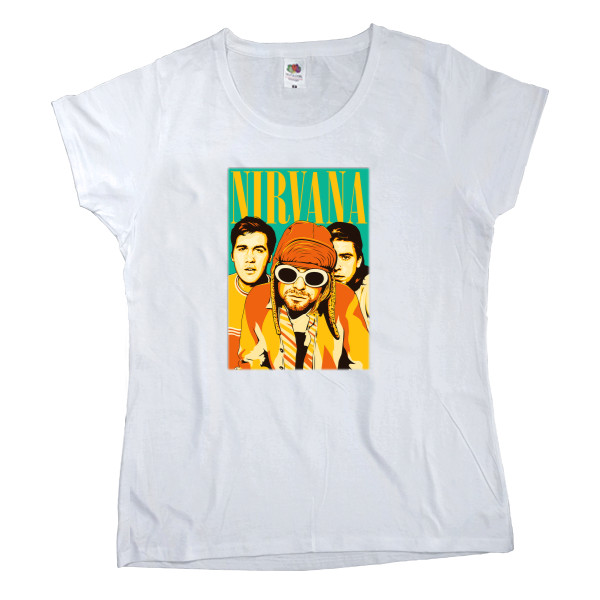 Women's T-shirt Fruit of the loom - Nirvana 7 - Mfest