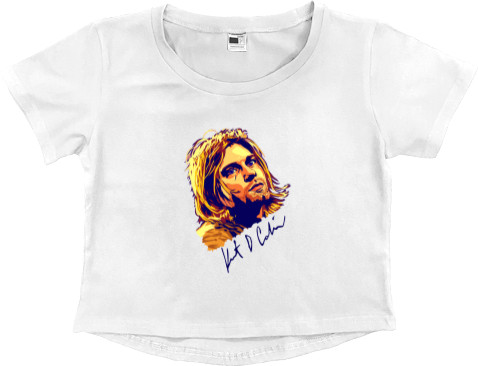 Women's Cropped Premium T-Shirt - Nirvana 3 - Mfest