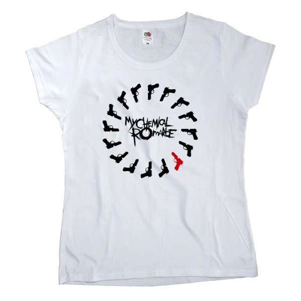 Women's T-shirt Fruit of the loom - My Chemical Romance Weapons - Mfest