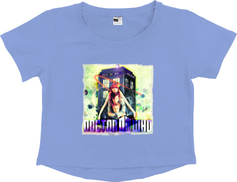 Women's Cropped Premium T-Shirt - Doctor Who 2 - Mfest