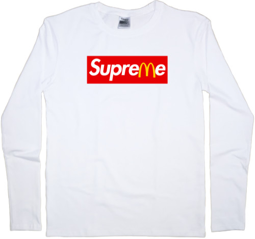 Kids' Longsleeve Shirt - Supreme McDonald's - Mfest