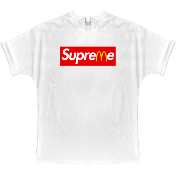 T-shirt Oversize - Supreme McDonald's - Mfest